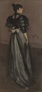 Mother of Pearl and Silver: The Andalusian, ca. 1888--1900 (olje på lerret) av James Abbott McNeill Whistler