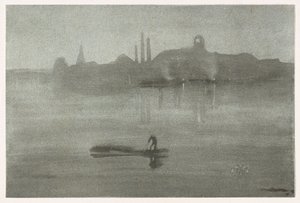 Nocturne, 1878. av James Abbott McNeill Whistler