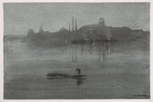 Nocturne, 1878. av James Abbott McNeill Whistler