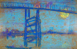 Nocturne: Battersea Bridge, 1872-1873 av James Abbott McNeill Whistler