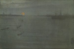 Nocturne: Blue and Gold - Southampton Water, 1872. av James Abbott McNeill Whistler
