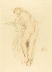 Nakenmodell, sett bakfra, 1891. av James Abbott McNeill Whistler