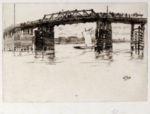 Old Battersea Bridge av James Abbott McNeill Whistler