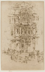 Palasser, Brussel, 1887. av James Abbott McNeill Whistler