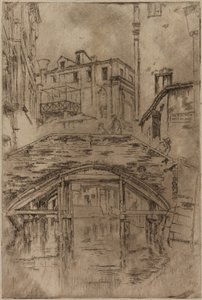 Piovan-broen, 1879-1880. av James Abbott McNeill Whistler