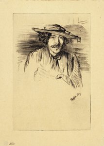 Portrett av Whistler, 1859 av James Abbott McNeill Whistler