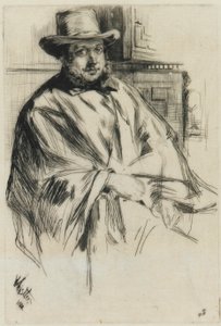 Portrett av en mann, av James Abbott McNeill Whistler