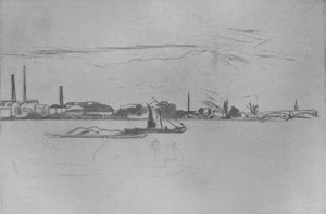 Priser Candle Works, c1875, 1904 av James Abbott McNeill Whistler