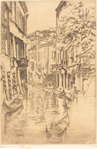 Stille kanal, 1880. av James Abbott McNeill Whistler