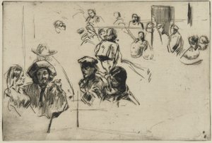 Ratcliffe Highway, 1861 (tørrpunkt på papir) av James Abbott McNeill Whistler