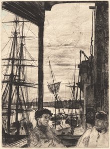 Rotherhithe, 1860. av James Abbott McNeill Whistler