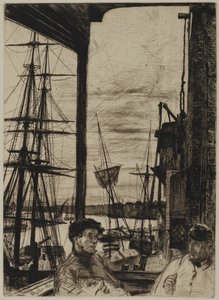 Rotherhithe, 1860 av James Abbott McNeill Whistler