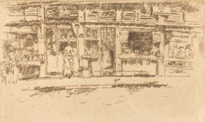 Rue de la Rochefoucault, 1893. av James Abbott McNeill Whistler