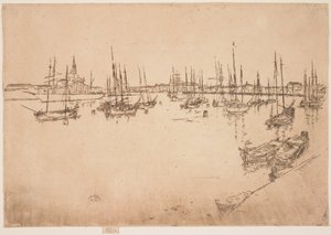 San Giorgio fra det andre Venezia-settet av James Abbott McNeill Whistler