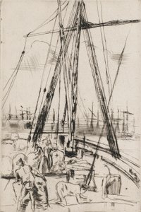 Frakt ved Liverpool, 1867. av James Abbott McNeill Whistler