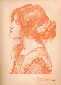 Sketch Of A Woman c1885, 1896 av James Abbott McNeill Whistler