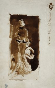 Skisse etter Portrait of Rosa Corder, ca. 1879 av James Abbott McNeill Whistler