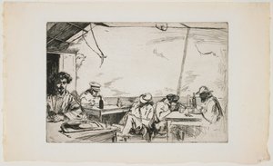 Suppe for tre sous av James Abbott McNeill Whistler