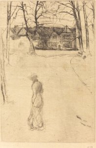 Speke Hall, nr. 1, 1870. av James Abbott McNeill Whistler