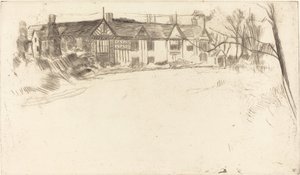 Speke Hall, nr. 2, 1875. av James Abbott McNeill Whistler