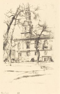 St. Giles-in-the-Fields, 1896. av James Abbott McNeill Whistler