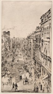 St. James Street. av James Abbott McNeill Whistler