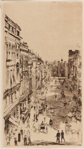 St. James's Street..., London, 1878. av James Abbott McNeill Whistler