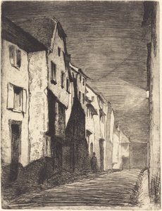 Gate i Saverne, 1858. av James Abbott McNeill Whistler