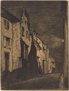 Gate i Saverne, 1858. av James Abbott McNeill Whistler
