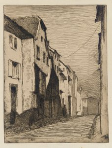 Gate i Saverne, 1858. av James Abbott McNeill Whistler