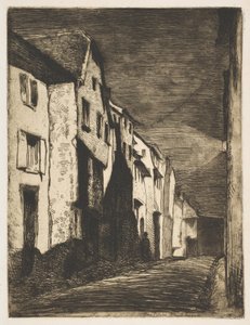 Gate i Saverne, 1858. av James Abbott McNeill Whistler