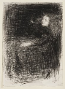 Studie for "The Sleeper", 1863 av James Abbott McNeill Whistler