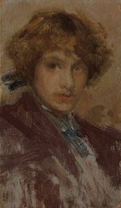 Studie av en jentes hode og skuldre, 189697. av James Abbott McNeill Whistler