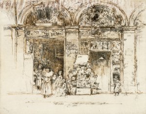 Solsikker, Rue des Beaux-Arts, ca. 1892-93 av James Abbott McNeill Whistler