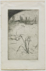 Svanen og Iris, 1883. av James Abbott McNeill Whistler