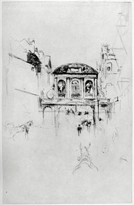 Temple Bar, 1800-tallet 1904. av James Abbott McNeill Whistler