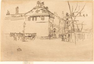 tempel, ca. 18801881. av James Abbott McNeill Whistler