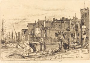 Thames Police, 1859. av James Abbott McNeill Whistler