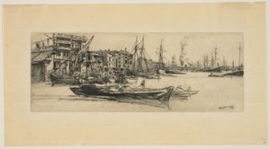 Lagre ved Themsen av James Abbott McNeill Whistler