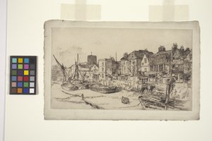 "Adam And Eve", Old Chelsea (radering) av James Abbott McNeill Whistler