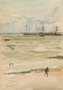 Ankerplassen, 1882-1884. av James Abbott McNeill Whistler