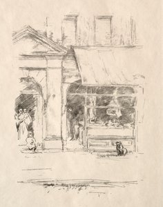 The Butchers Dog, 1896. av James Abbott McNeill Whistler