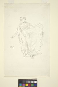 The Dancing Girl (overføringslitografi) av James Abbott McNeill Whistler