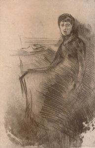 The Desk, c1870, 1904 av James Abbott McNeill Whistler