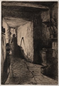 Kjøkkenet, 1858. av James Abbott McNeill Whistler
