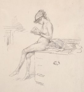 Den lille nakenmodelllesningen, 1890.