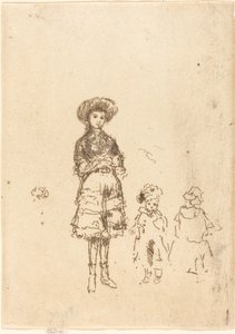 Den lille sykepleieren, ca. 18861888. av James Abbott McNeill Whistler
