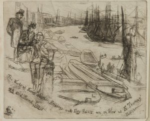 Det lille bassenget, 1861. av James Abbott McNeill Whistler