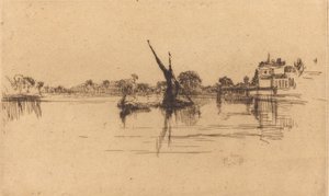 The Little Putney, No.II, 1879. av James Abbott McNeill Whistler