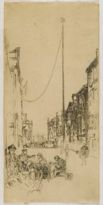 The Mast, 1880 (radering på papir) av James Abbott McNeill Whistler